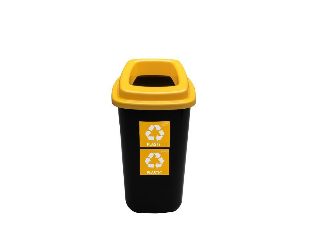 PLAFOR - Koš odpadkový 45l ke třídění odpadu žlutý