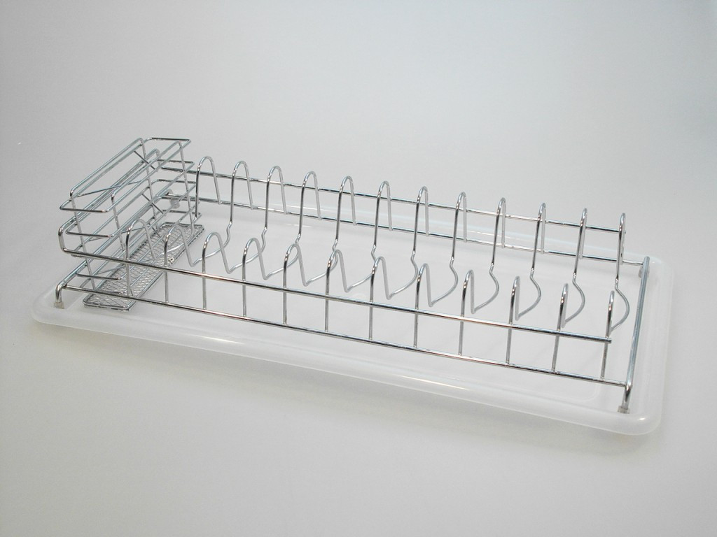 Levně PROHOME - Odkvapávač na nádobí s podnosem, 9 x 25 x 50 cm