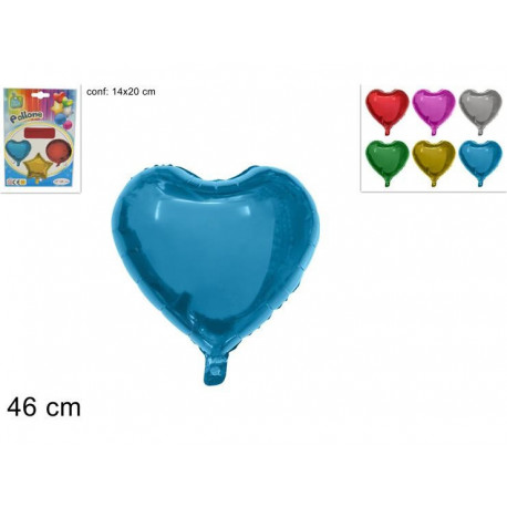 PROHOME - Balón Srdce 46cm různé barvy