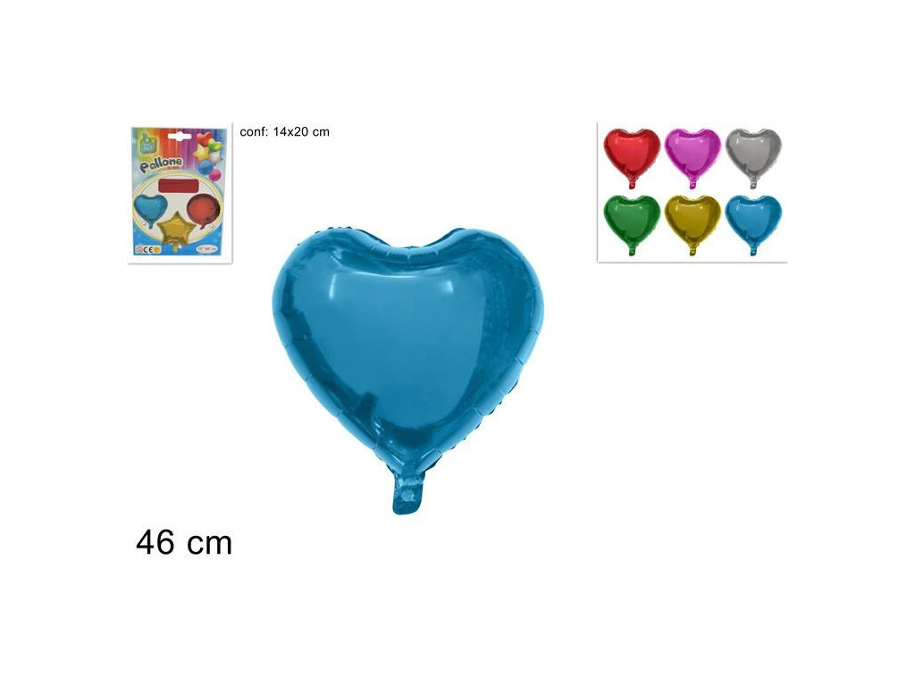 Levně PROHOME - Balón Srdce 46cm různé barvy