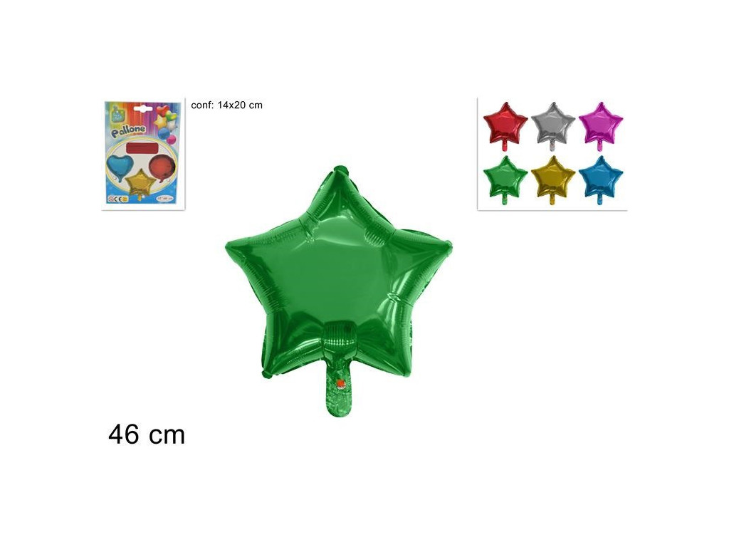 PROHOME - Balón Hvězda 46cm různé barvy