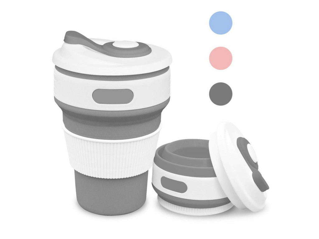 PROHOME - Pohár na kávu silikon skládací různé barvy