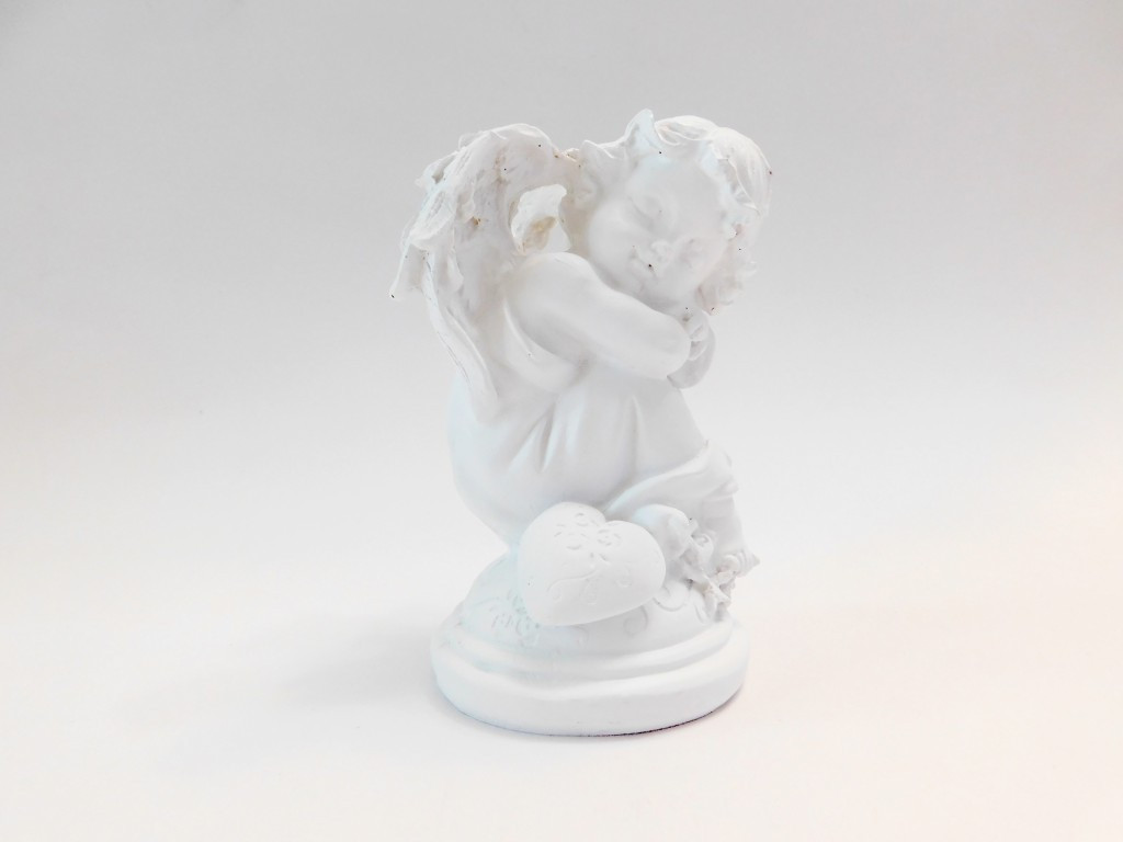 Levně PROHOME - Anděl bílý sedící