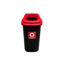 PLAFOR - Koš odpadkový ke třídění odpadu 45l červený