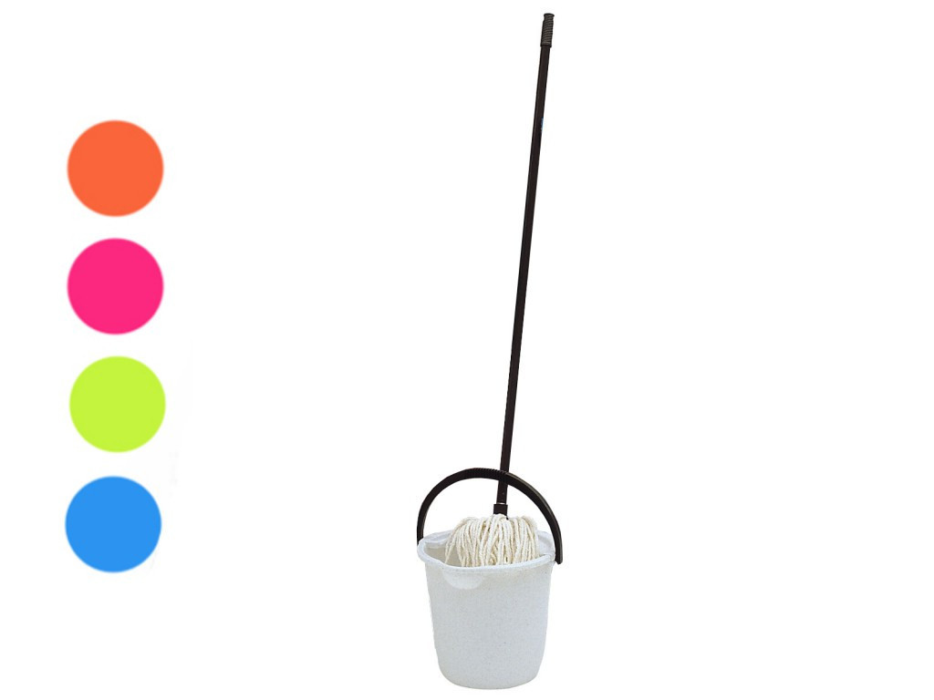 Levně HEIDRUN - Mop+kbelík s výlevkou 12l různé barvy