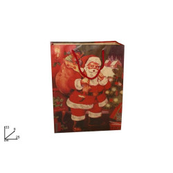 PROHOME - Taška vánoční Santa 33x25x9cm