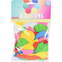 Balóny barevné 50ks