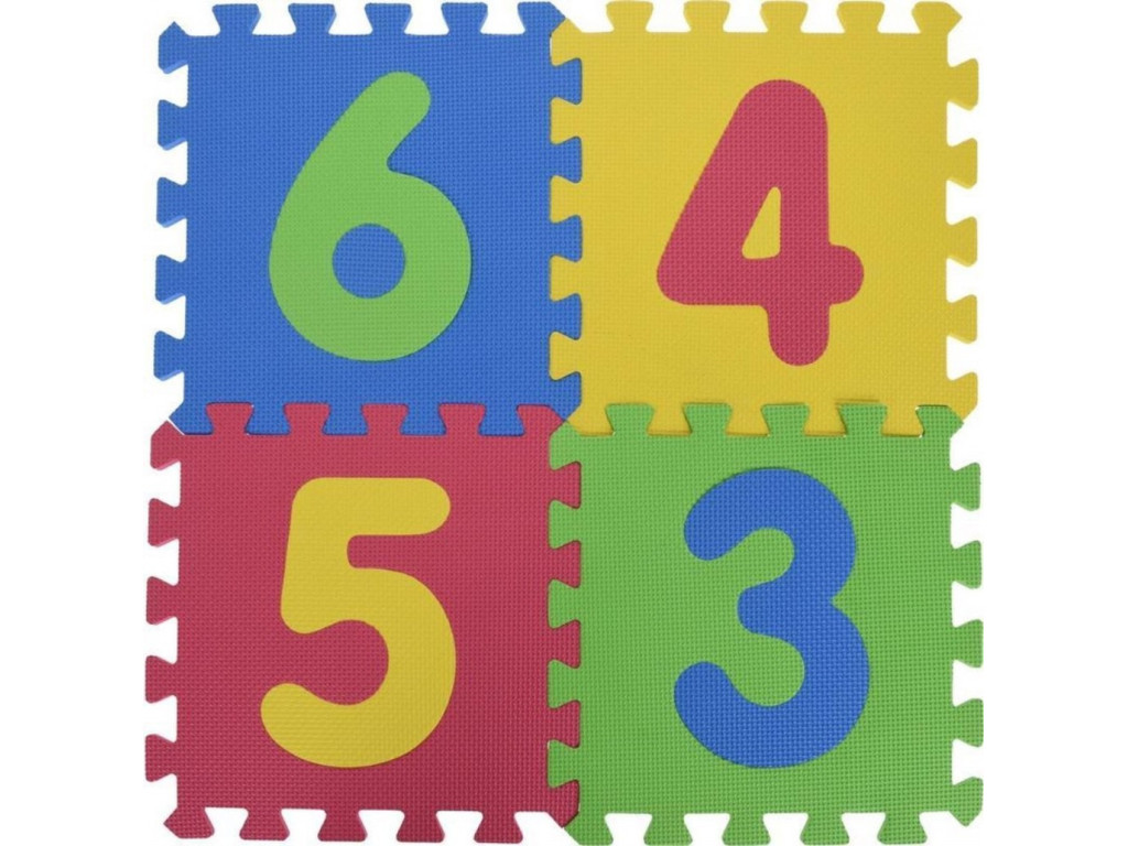 PROHOME - Puzzle pěnové čísla 9ks