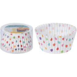 PROHOME - Košíčky papírové Muffiny 60ks různé barvy