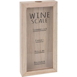 PROHOME - Dekorace Wine Scale 30x15cm