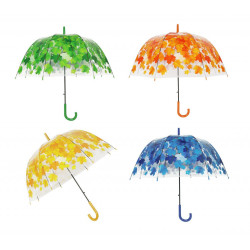 Deštník PVC listy 58,5cm různé barvy
