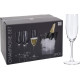 PROHOME - Sklenice šampaňské 4ks+nádoba na led