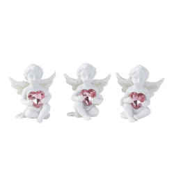 PROHOME - Anděl sedící se srdcem 4,5cm různé druhy