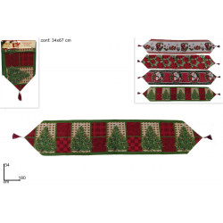 PROHOME - Štola vánoční 34x180cm různé dekory