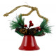 PROHOME - Dekorace vánoční zvonek 14x6cm