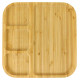 PROHOME - Podnos dělený bambus24,5x1,5cm