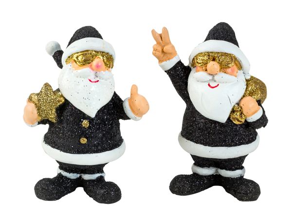 PROHOME - Santa 7,5cm s brýlemi různé motivy