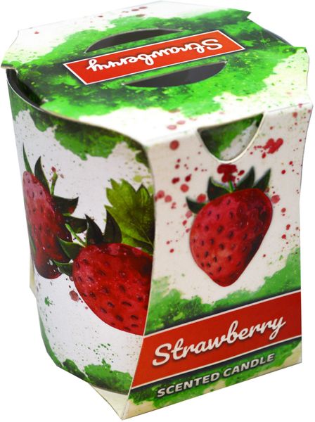 PROHOME - Svíčka ve skle Strawberry